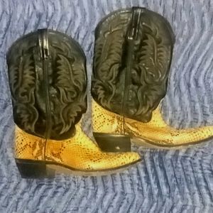 LaRedo snake skin boots